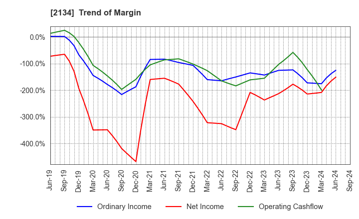 2134 Sun Capital Management Corp.: Trend of Margin